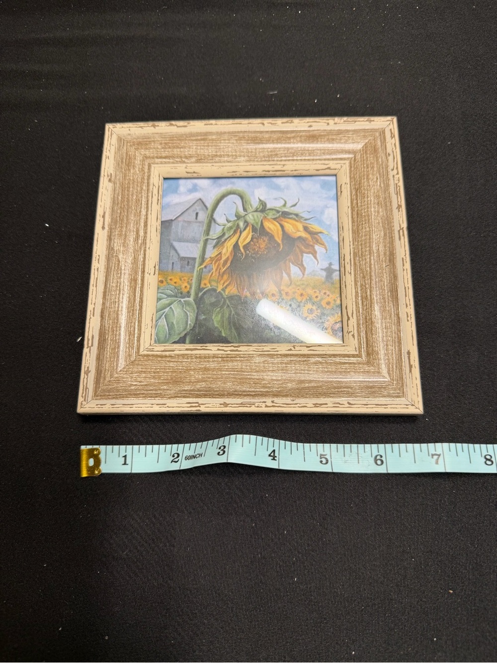 Rustic Cream and Brown Sunflower Wall Art - Home Accents